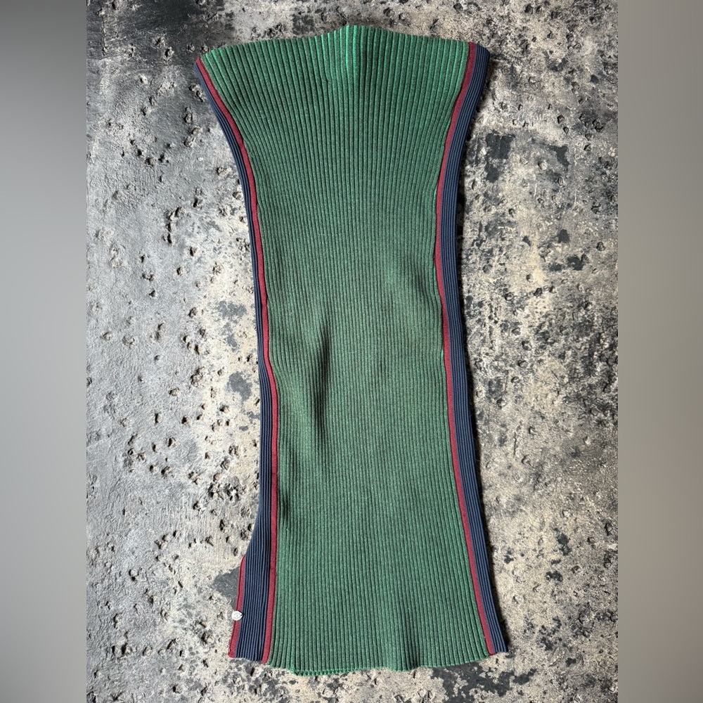 Scotch & Soda Tube Dress / Skirt Ribbed Knit Dress with Red and Blue Stripes